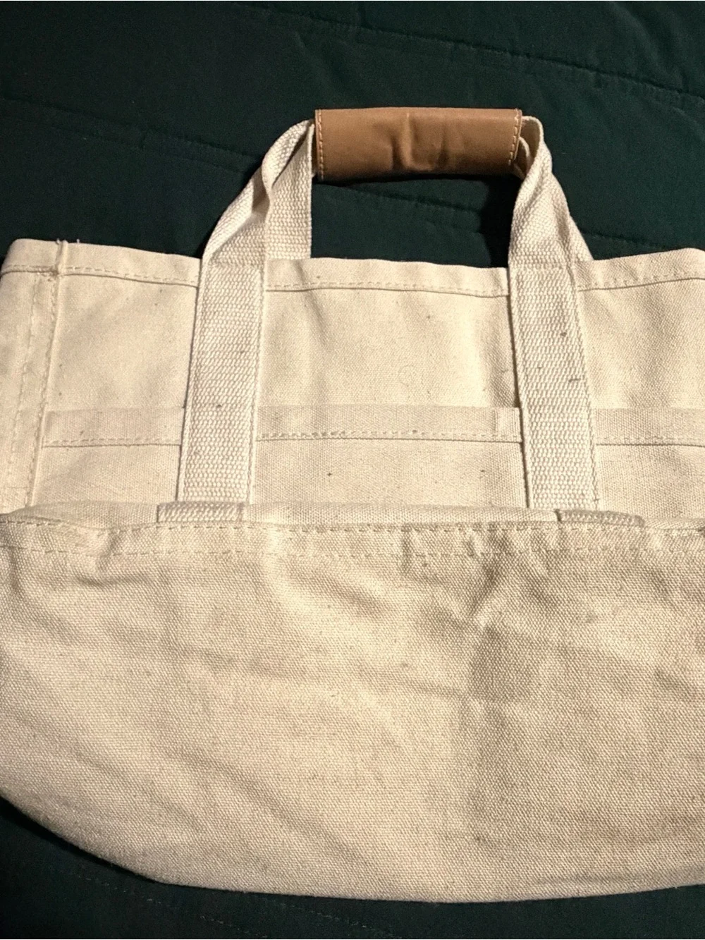 Baby Bear Canvas Diaper Tote Bag Multi-Compartment Organizer